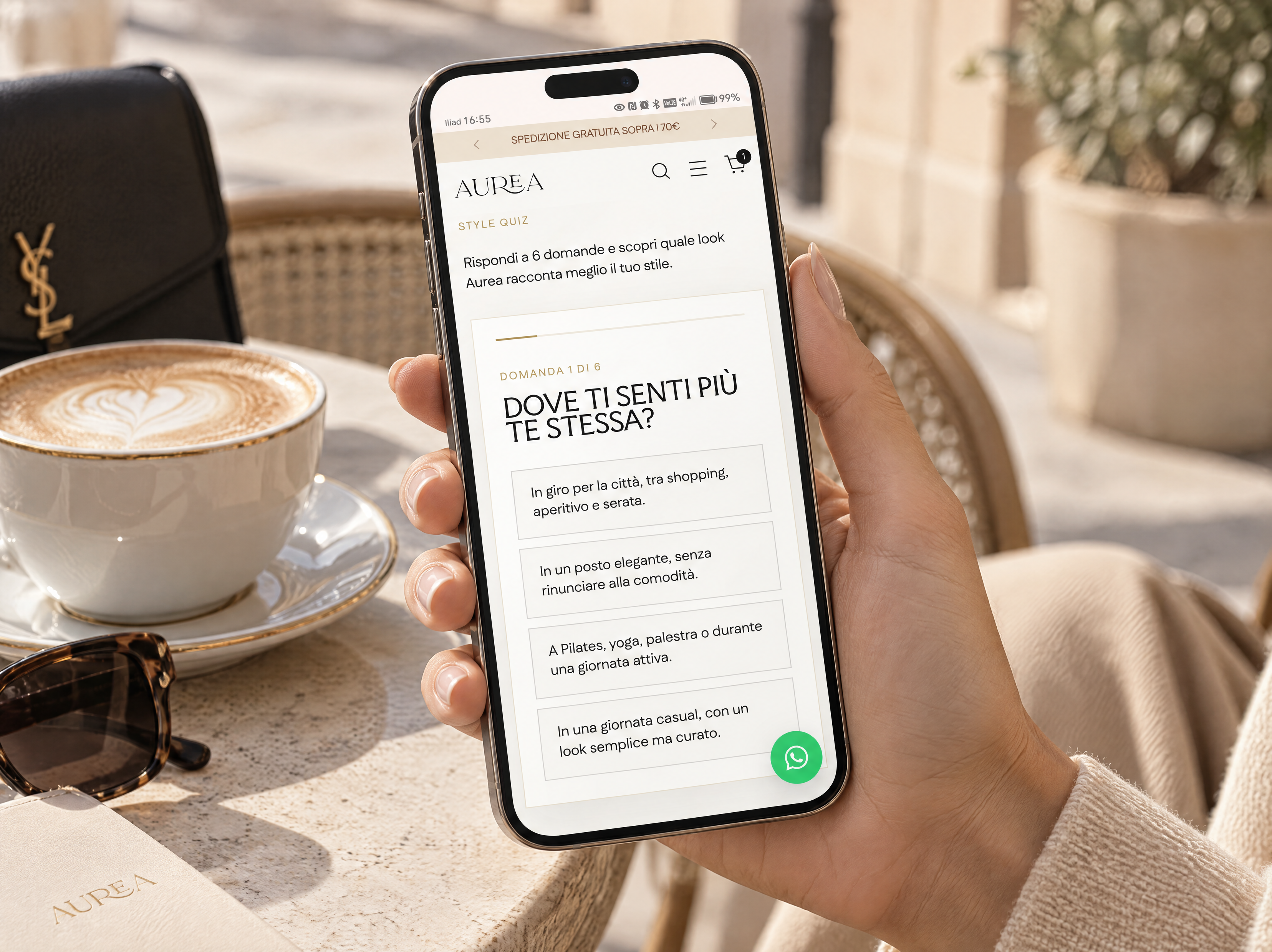 L'e-commerce Aurea, identità e store costruiti insieme