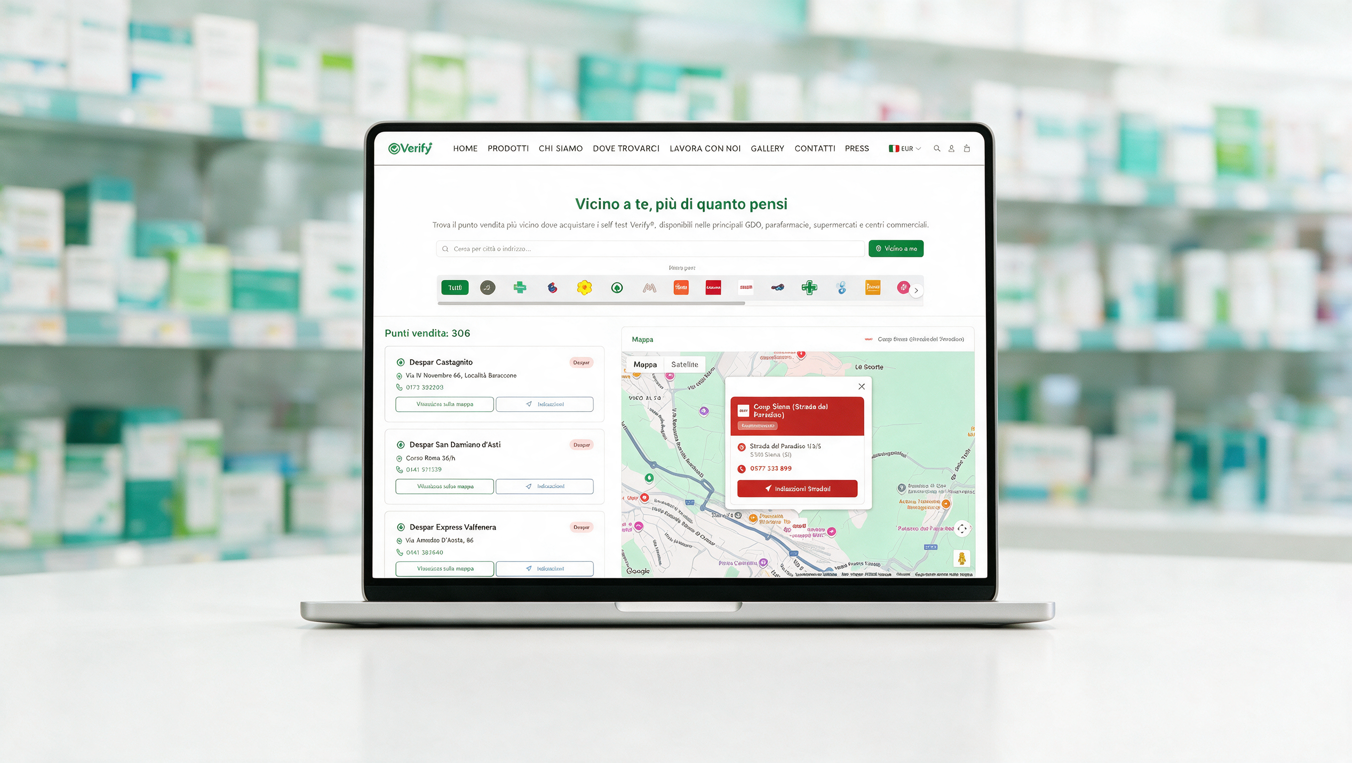 Anteprima del progetto Verify
